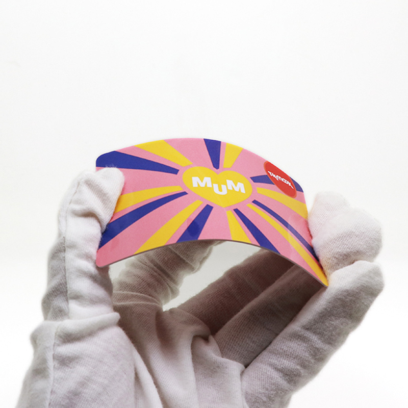 glossy plastic gift cards with barcode