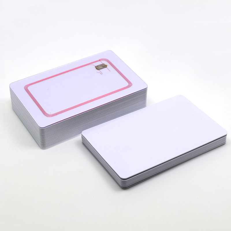 white pvc blank rfid cards