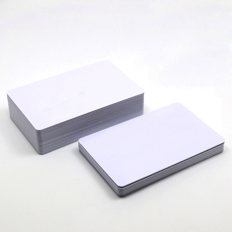 white pvc blank id cards