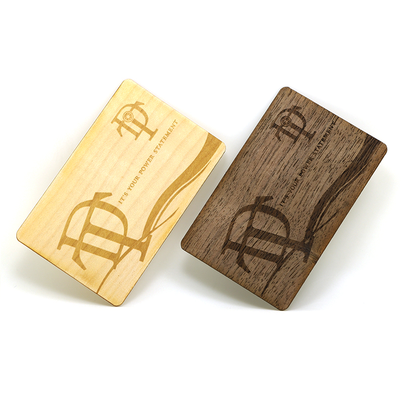 customized wood membership cards