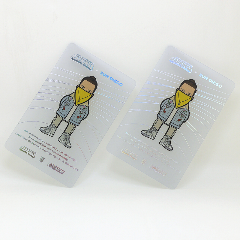 matte transparent plastic business cards