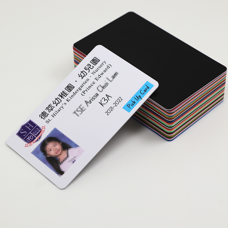 custom printed student pick up cards