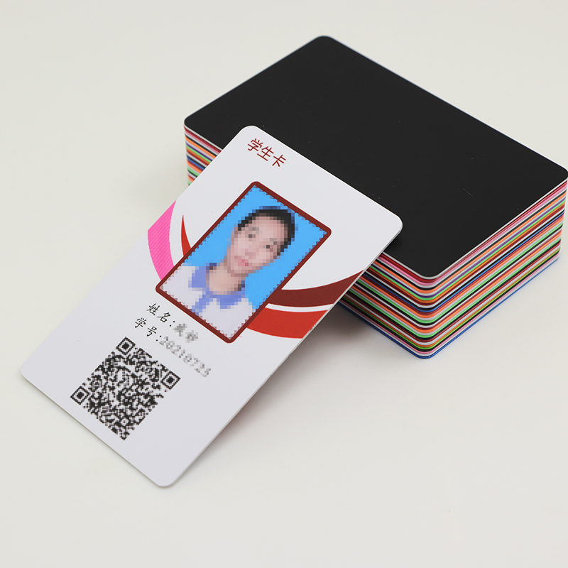 customized student cards with qr code