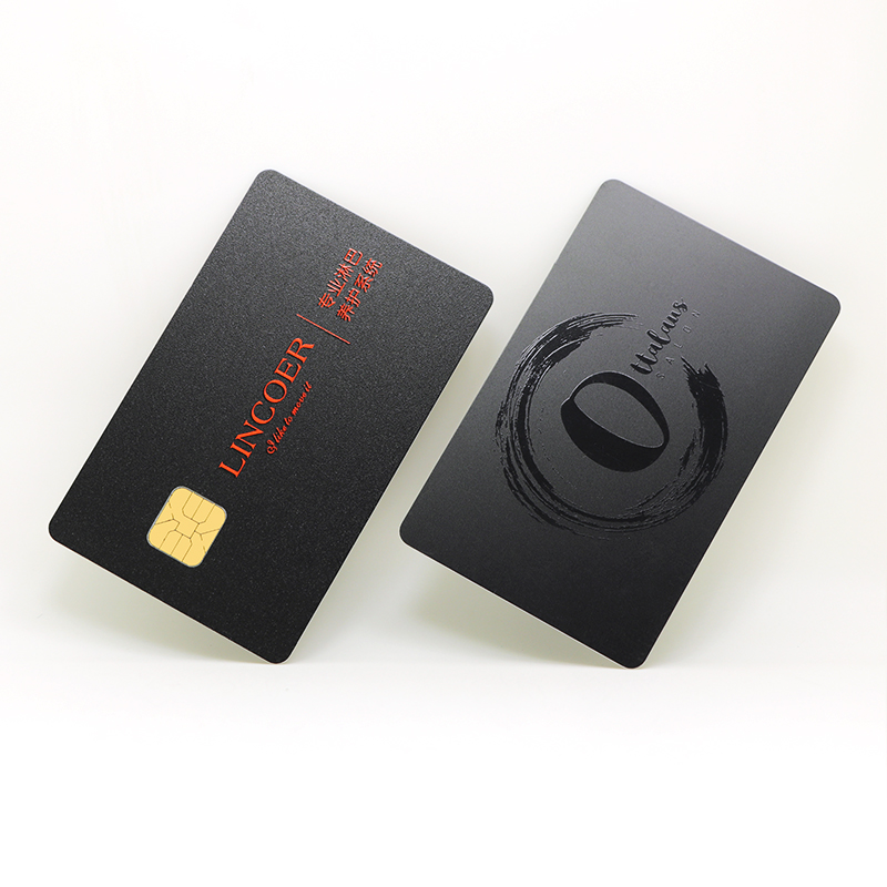 customized loyalty business cards with ic chip