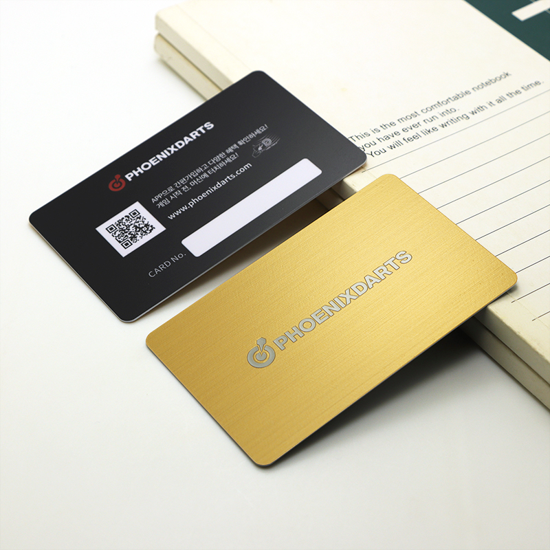 High Quality Club VIP Membership Card with Glod Brushed Surface-Card  Supplier Smart One