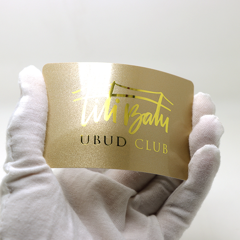 gold foil stamping membership cards