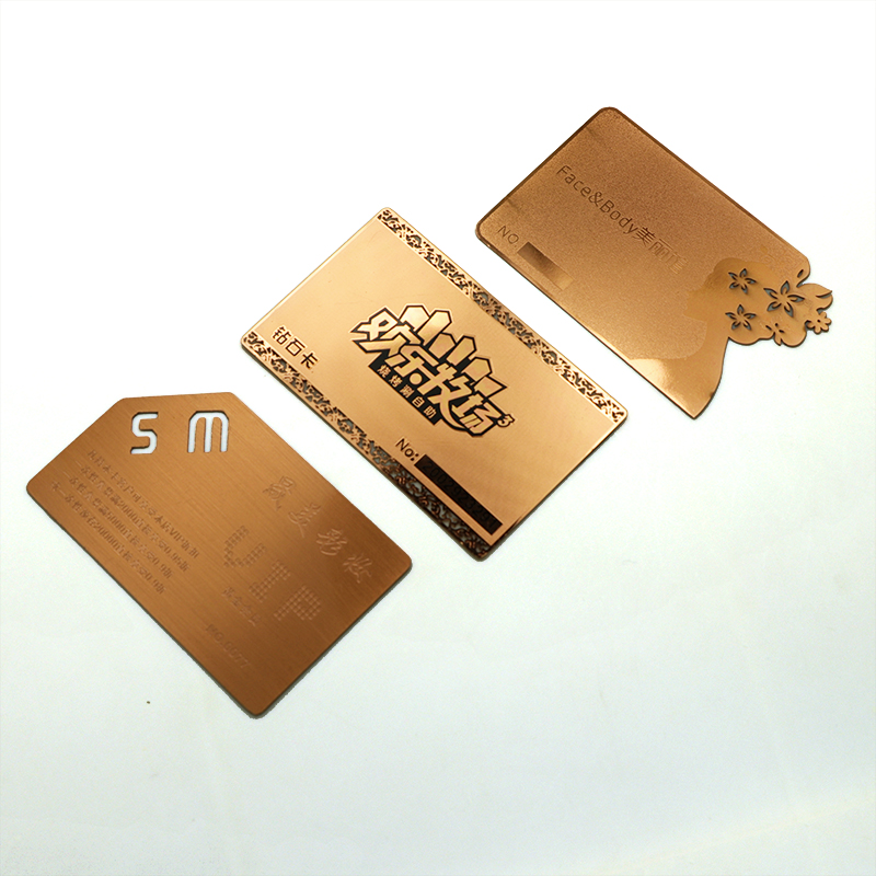 custom made metal visiting cards