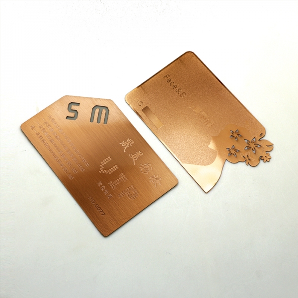 custom made metal business cards