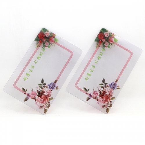 PVC RFID Cards Customized Transparent Card-Card Supplier Smart One