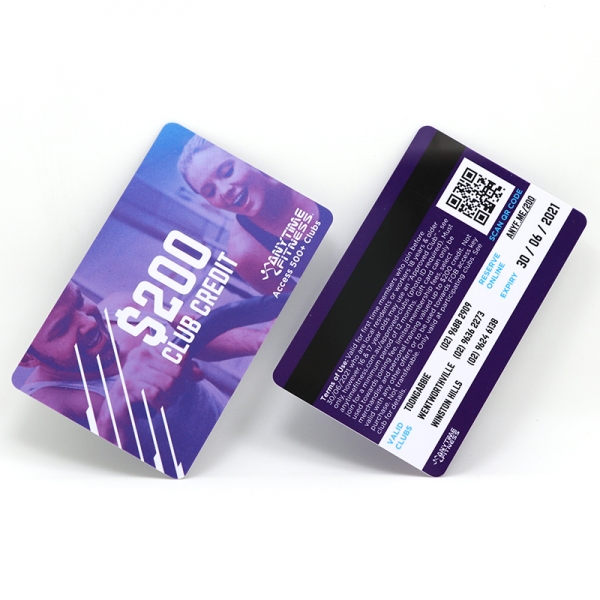 custom printing barcode membership cards