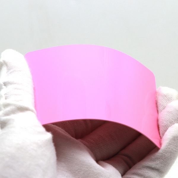 blank pink plastic cards