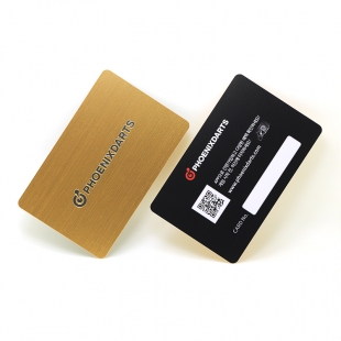 High Quality Club VIP Membership Card with Glod Brushed Surface