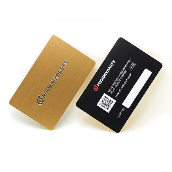 High Quality Club VIP Membership Card with Glod Brushed Surface-Card  Supplier Smart One