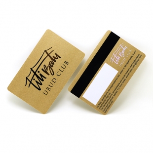 Custom Gold Foil Membership Cards Printing With Glossy Golden PVC Plastic