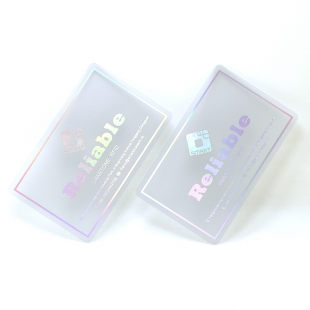 Holographic Transparent Plastic Card With Your Own Logo