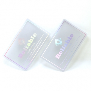 Transparent Plastic Card Holographic PVC Card With Logo