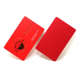 Customized RFID Cards With Hot Stamp Gold Foil Logo