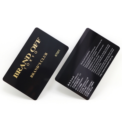 Silk Screen Printing Membership Cards Numbered Plastic Card Custom For Club