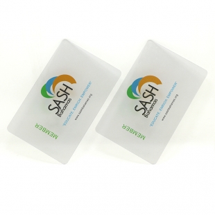 Custom Printed PVC Plastic Transparent Membership Cards