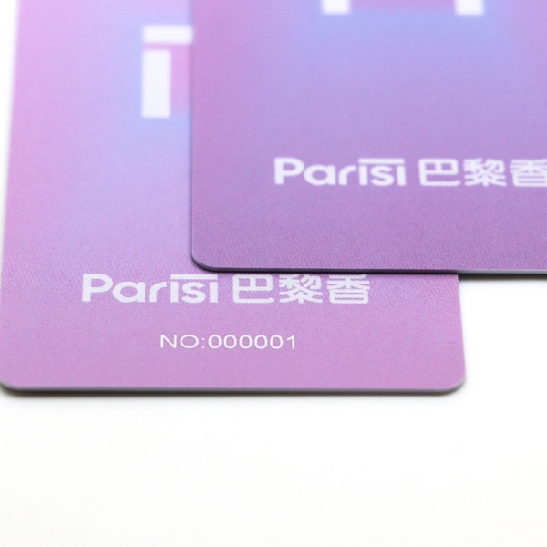 pvc membership cards with different numbers