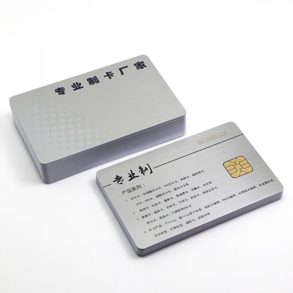 plastic smart chip card