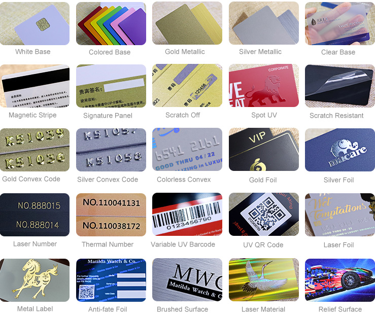 plastic membership card printing crafts