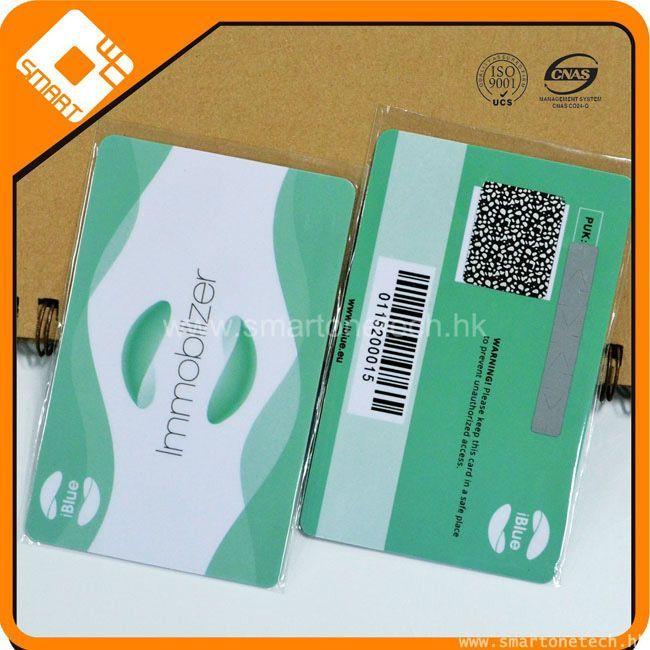 PVC plastic barcode cards with scatch off