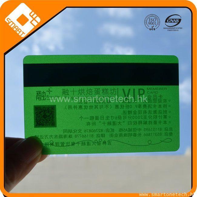 PVC magnetic card