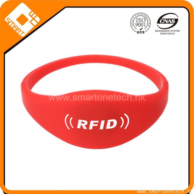 factory Price Ntag213 rfid silicon wristband