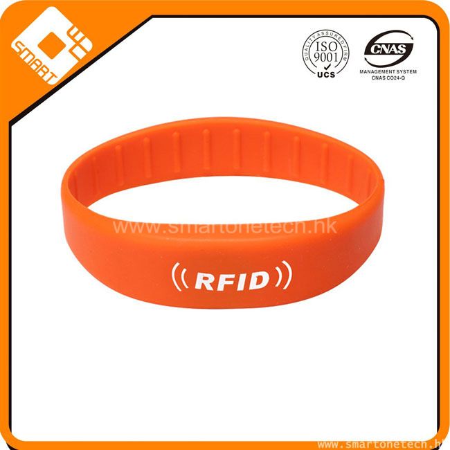 125KHz tk4100 Silicone rfid wristband