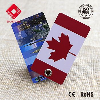 OEM Print Plastic PVC Card For Hotel/Airline Luggage Registration