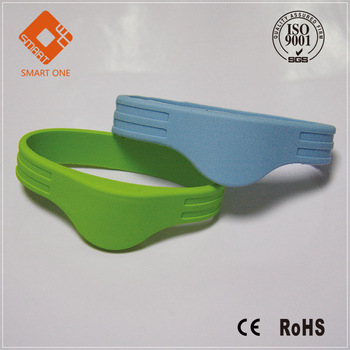 Cheap LF 125KHZ RFID wristband TK4100 EM4200 EM4305 silicone wristband/ Bracelet