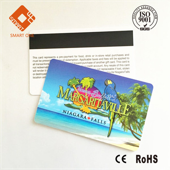 CMYK offset Printing plastic gift card magnetic stripe with free sample