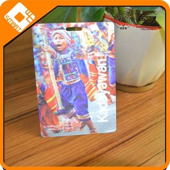 PET Plastic 3D Lenticular Visiting Card