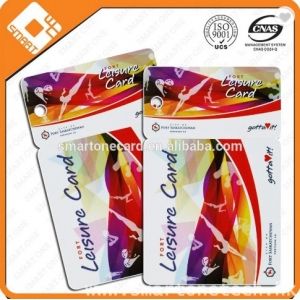 Offset Printed custom size pvc card plastic keytag