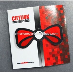 Glossy finish plastic pvc cr80 13.56mhz rfid smart vip card