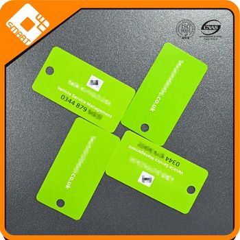 NFC paper tag plastic hang tag design