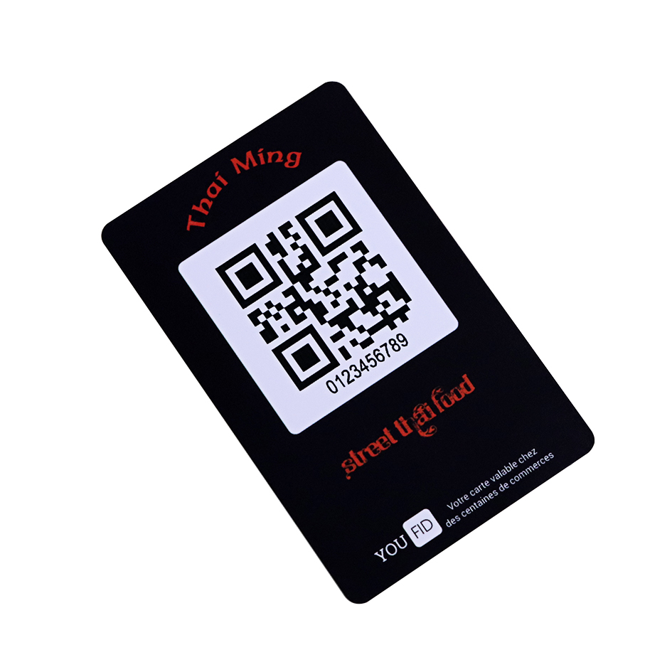 Custom Plastic Card With UV QR Code