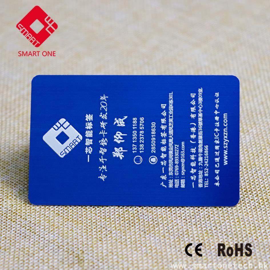 PVC material custom design luxury business cardCard Supplier Smart One