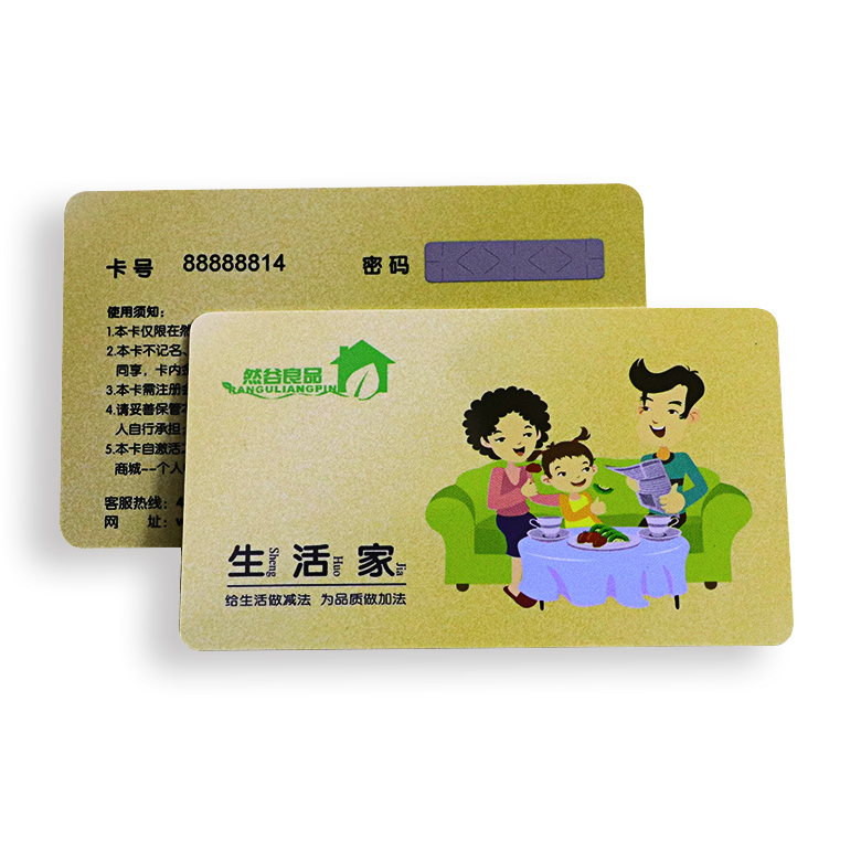 PVC CR80 glossy finish scratch cards with gold powder