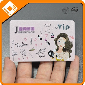 loyalty card pvc barcode customized printed plastic gift type