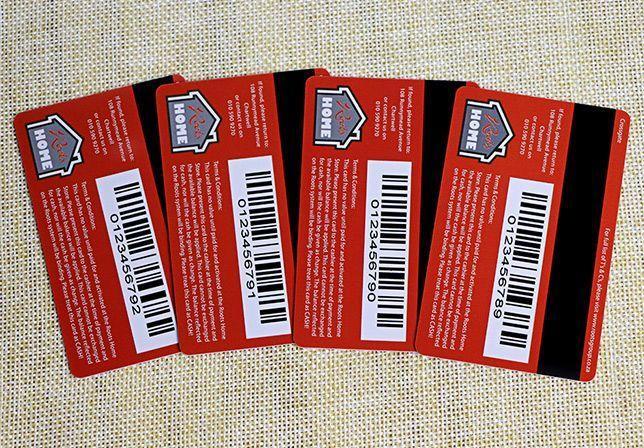 UV barcode cards