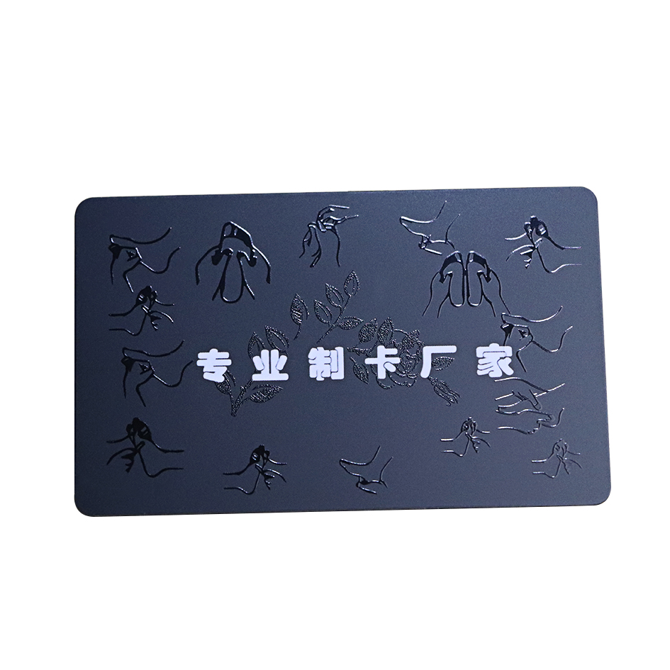 Spot UV Printing Contact IC Card With Laser Code