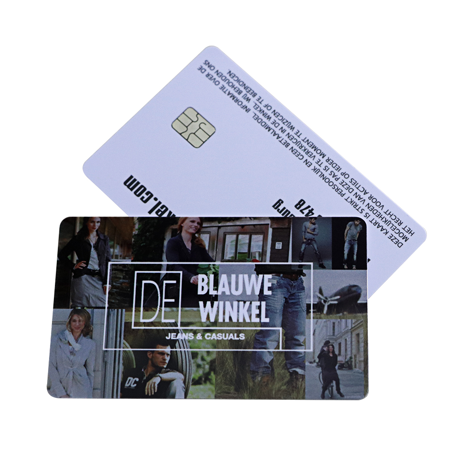 Clothing Shop Membership Smart IC Card With UV Laser Code