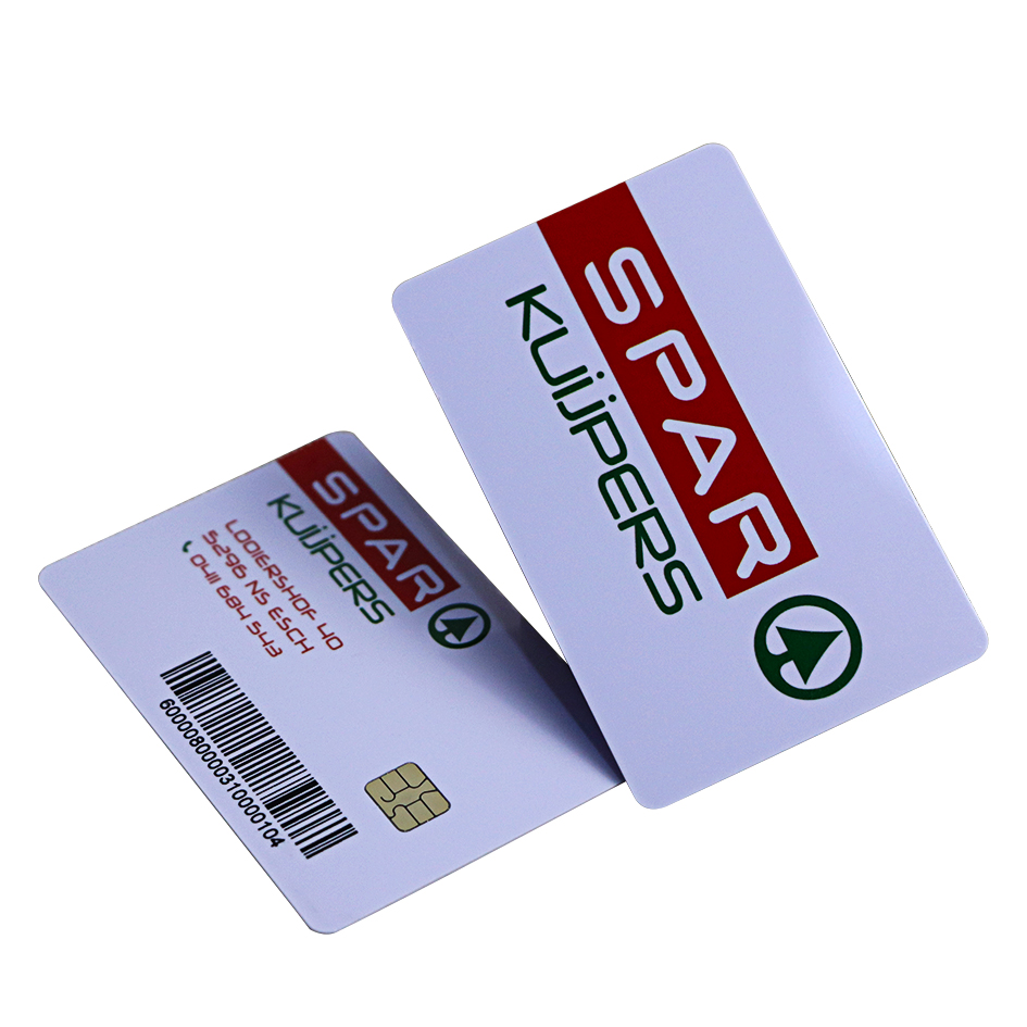 Factory Price Custom Contact IC Card With UV BarcodeCard