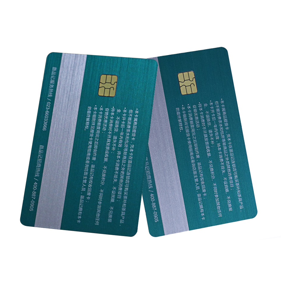 contact ic card with magnetic stripe