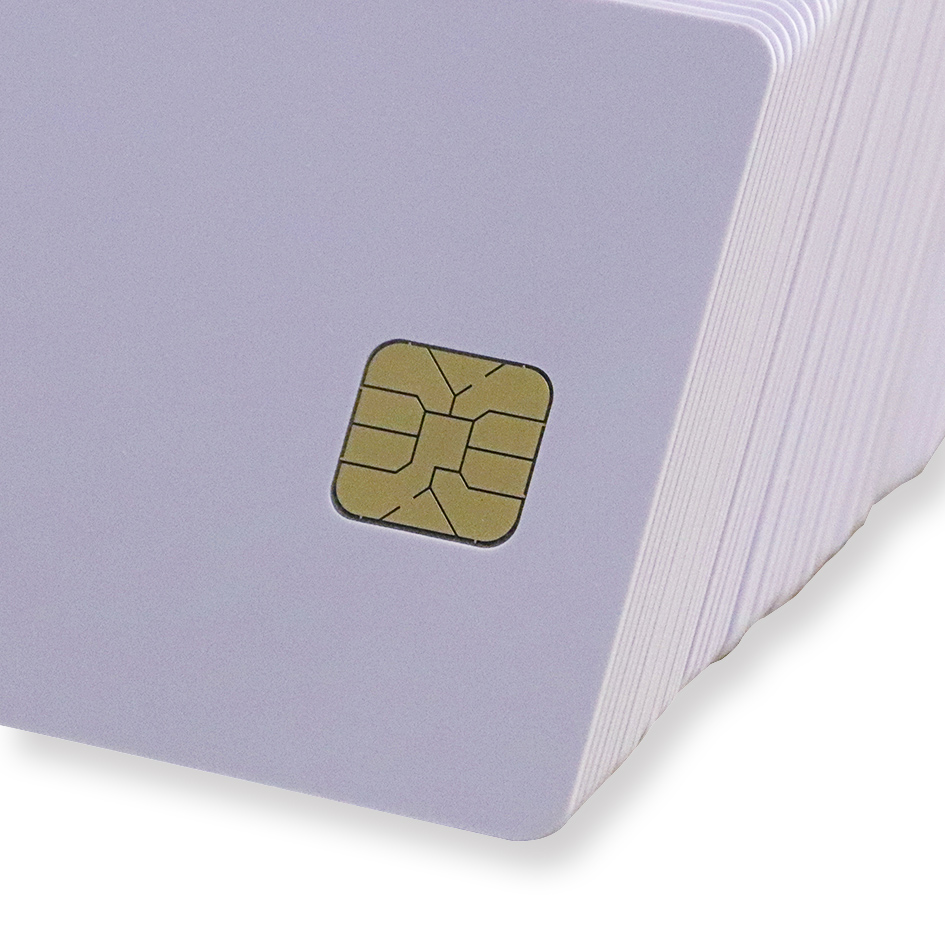 20pcs Blank white PVC contact smart IC card SLE24C02 