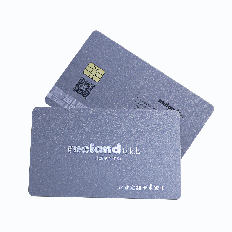 Amusement Park Membership Smart IC Card With Silver Foil