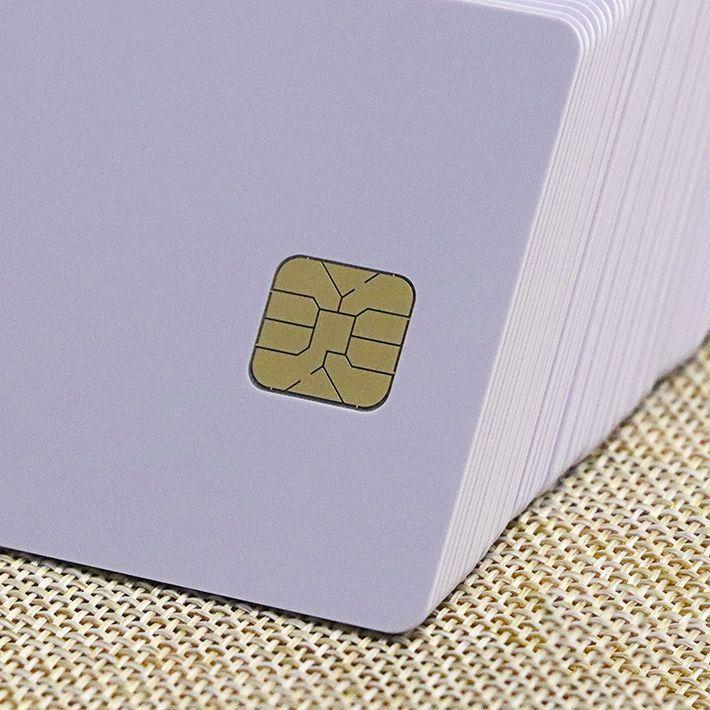 blank smart card with chip