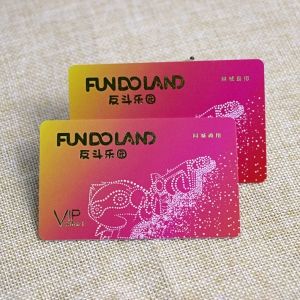 Customized printing gold foil stamping contactless ic card
